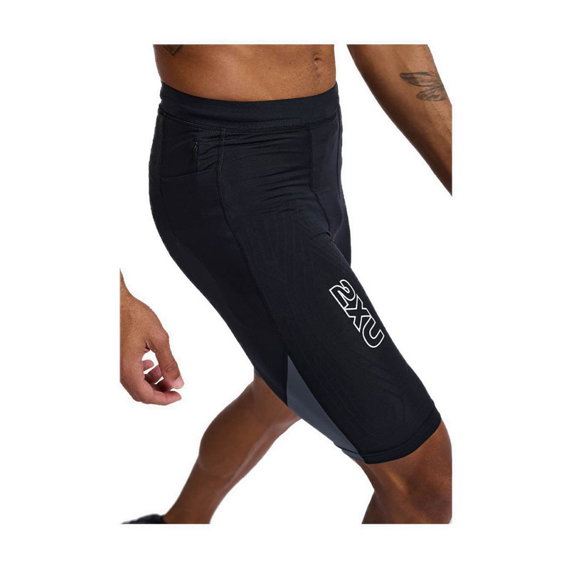 Mens Light Speed React Comp Shorts - Black
