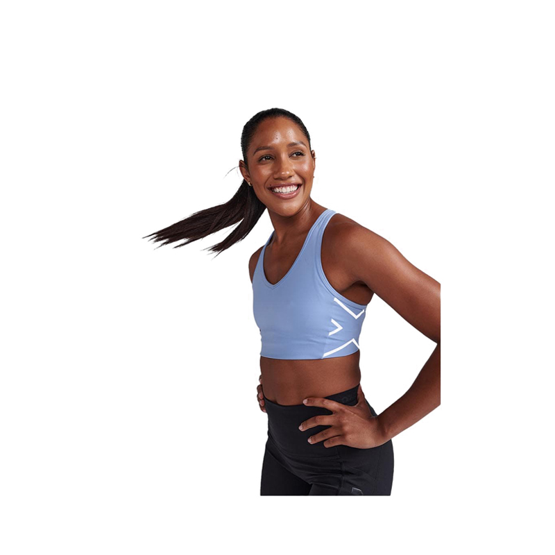 WOMEN'S MOTION RACERBACK BRA - PALE BLUE