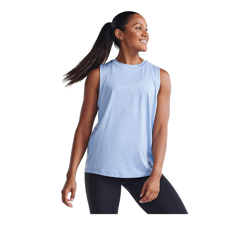 Womens Motion Sport Mesh Tank - Pale Blue