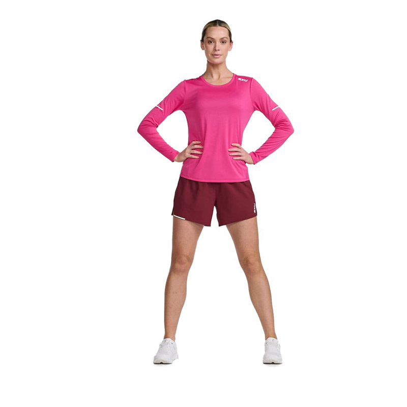 2XU WOMEN AERO LONG SLEEVES - FUCHIA