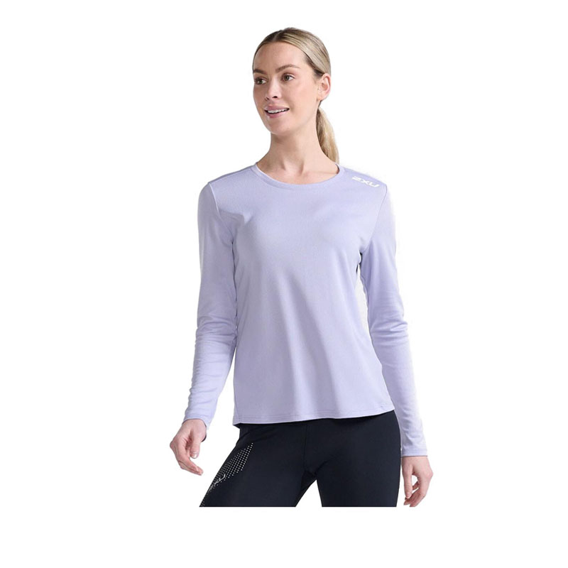 WOMEN ASPIRE LONG SLEEVE TEE - LAVENDER