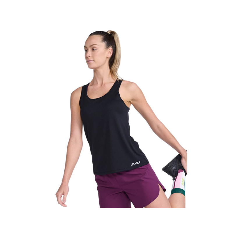 Womens Aero Singlet - Black