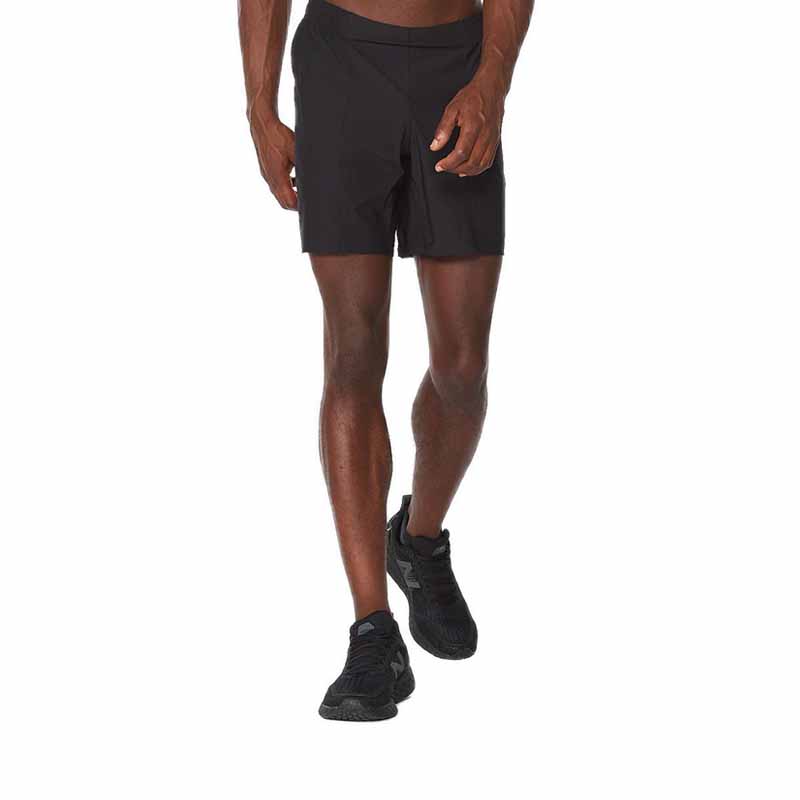 2XU Men's Light Speed 7" Cover Shorts - Black
