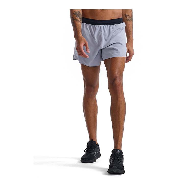 Mens Light Speed Stash 5 Inch Short - Grey