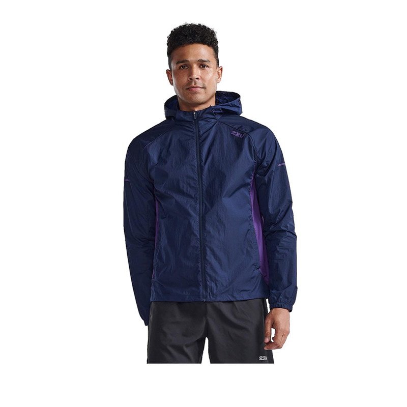 Mens  Mens Aero Windbreaker - Purple