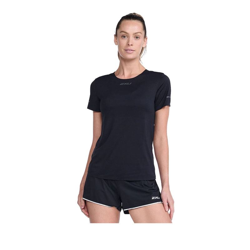2XU WOMEN LIGHT SPEED TECH TEE - BLACK