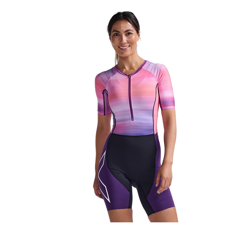 Womens Aero Sleeved Trisuit - Ink