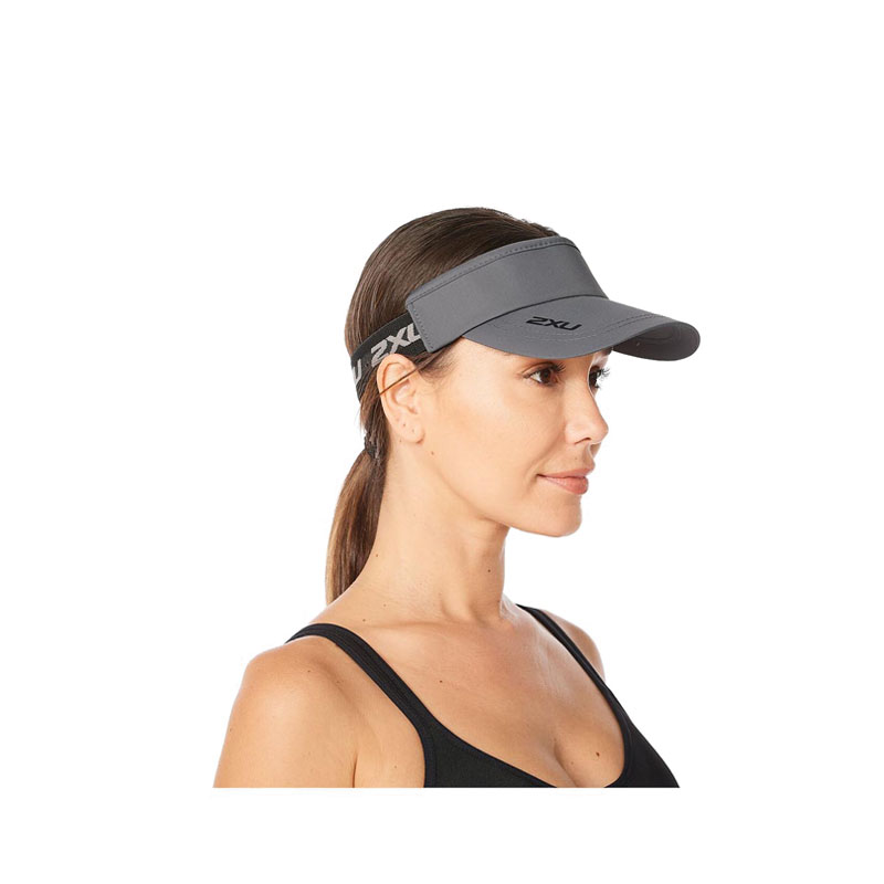 2XU Unisex Performance Visor - Charcoal