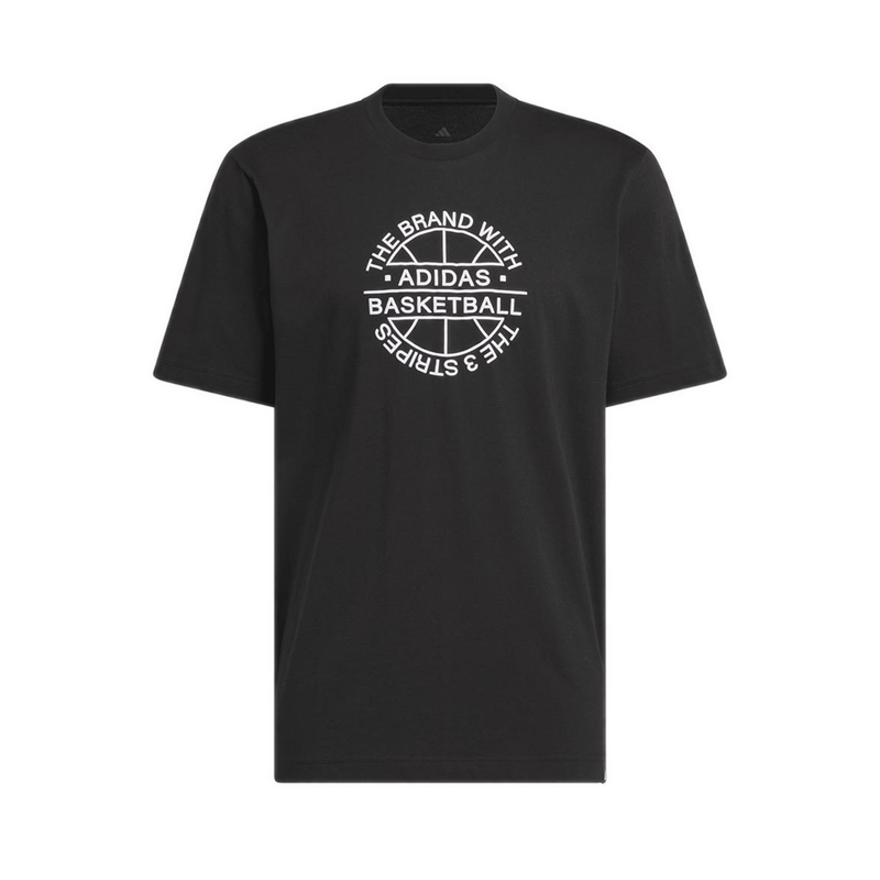Basketball Emblem Men's Graphic T-Shirt - Black