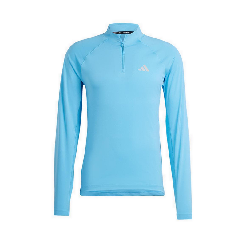 Gym Training 1/4-Zip Men's Long Sleeve Sweatshirt - Blue