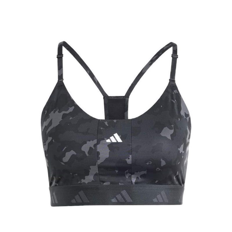 Aeroreact Training Women's Light-Support Techfit Bra - Grey Six