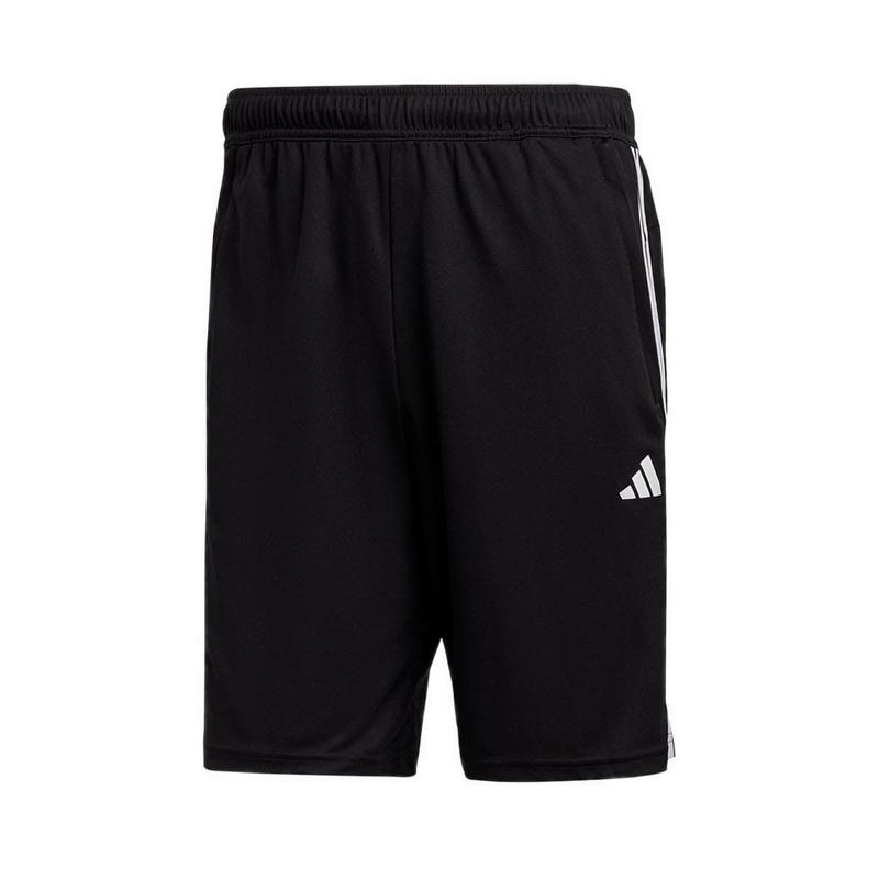 Train Essentials Pique 3-Stripes Men's Training Shorts - Black