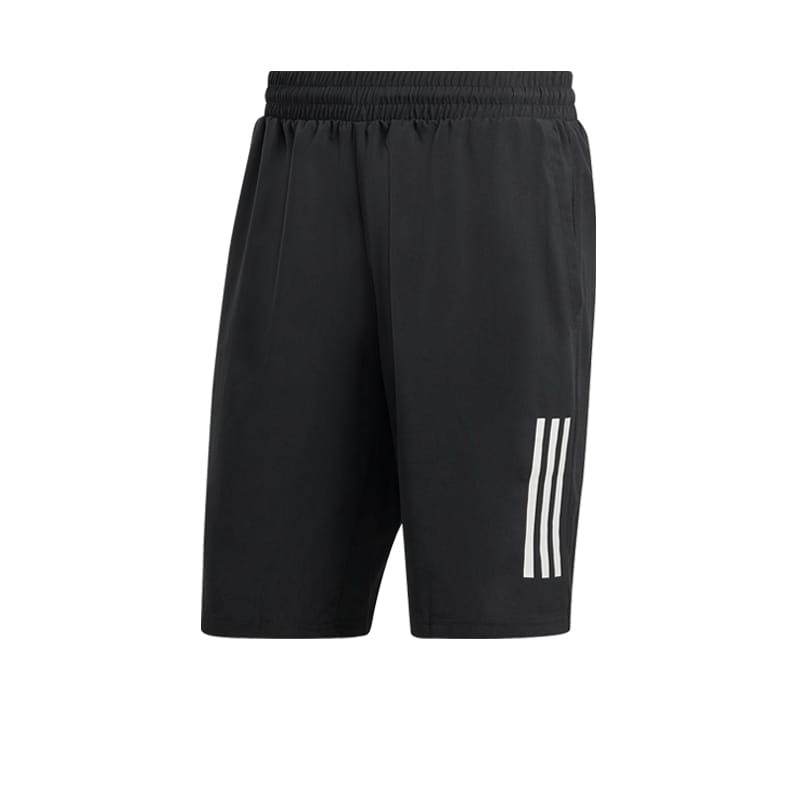 Club 3-Stripes Men's Tennis Shorts - Black