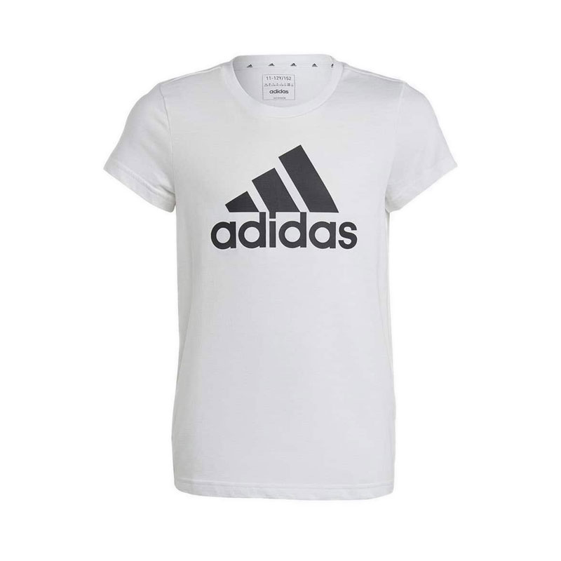 Essentials Big Logo Girls Cotton T-Shirt - White