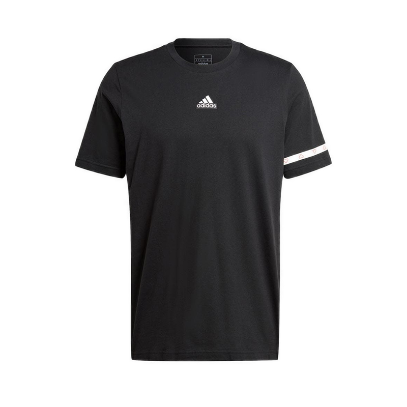 Brand Love Collegiate Men's Graphic T-Shirt - Black