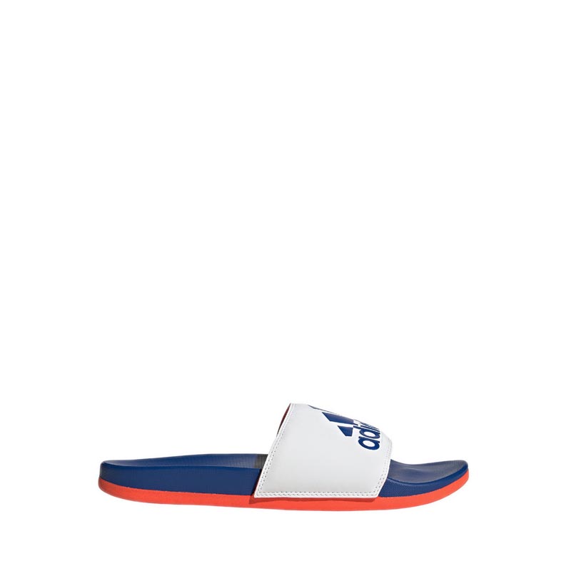 ADILETTE COMFORT Men's Sandals - Cloud White/Team Royal Blue/Solar Red