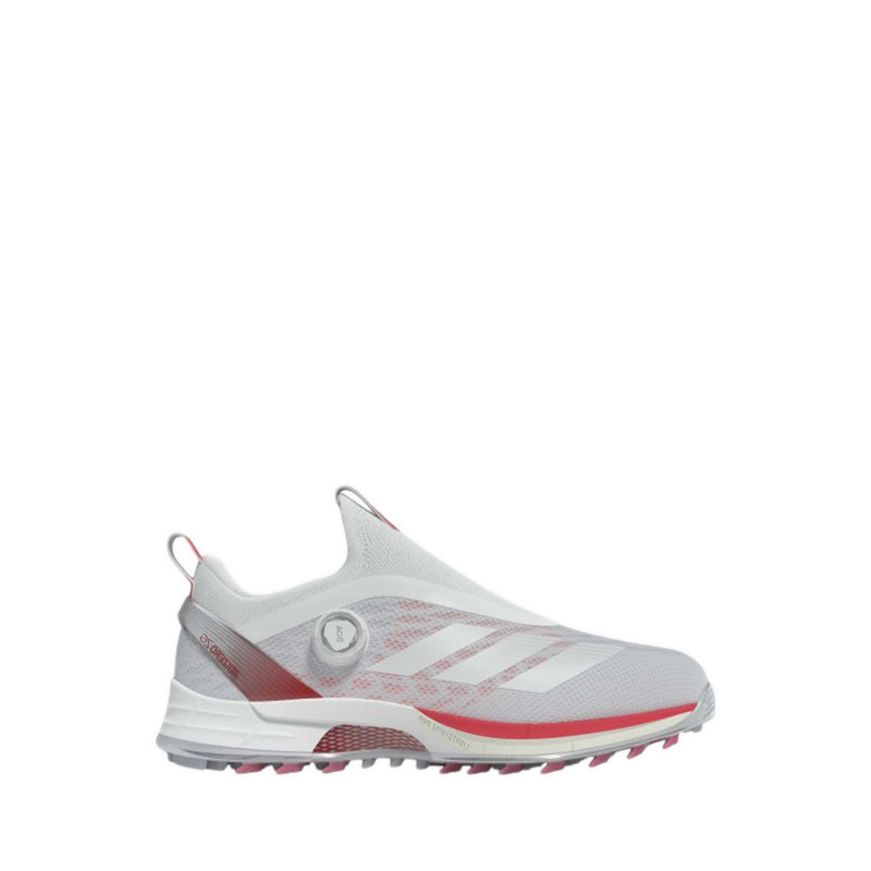 Adizero Zg Boa Golf Shoes Women's - Ftwrwhite/Silvermet/Lucidred