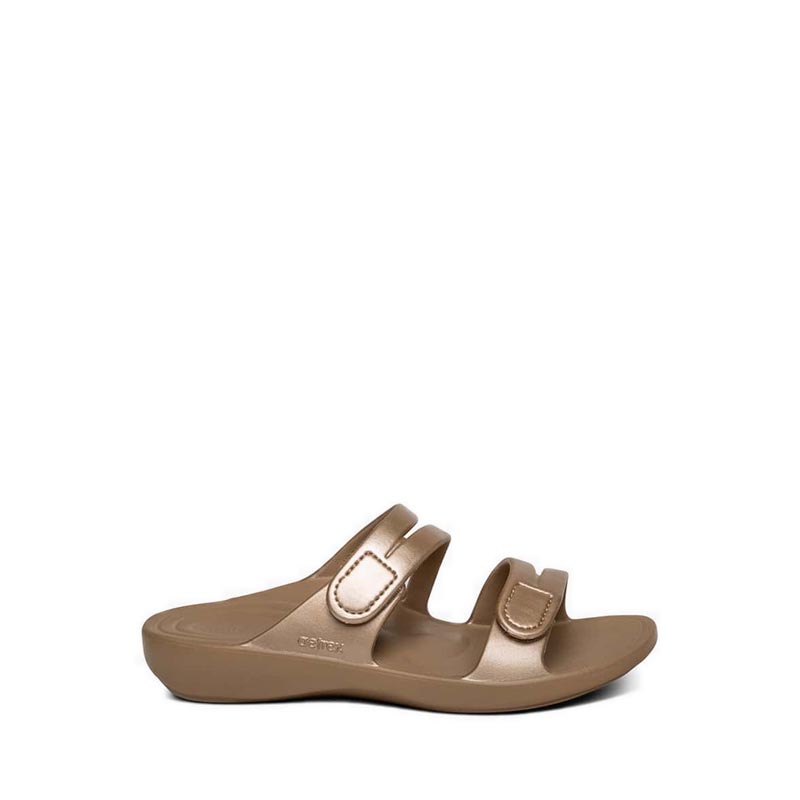 Janey Sport Women's Slides - CHAMPAGNE