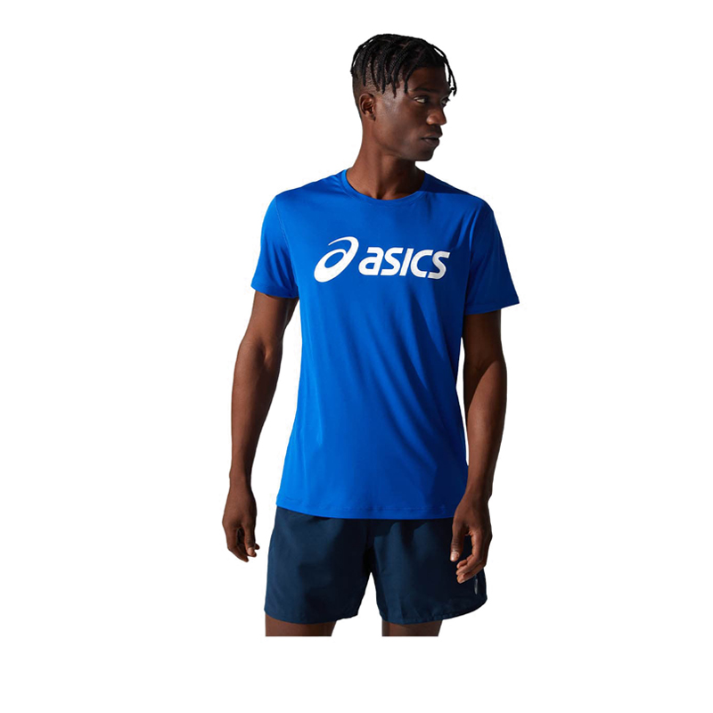 Men SILVER ASICS TOP - Blue