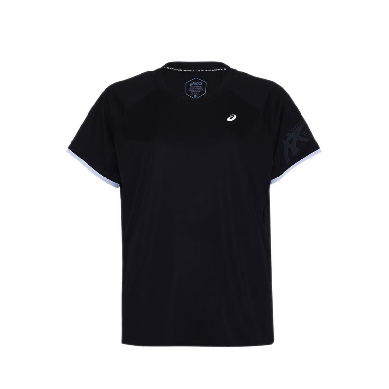 Icon Womens Short Sleeves Top - BLACK