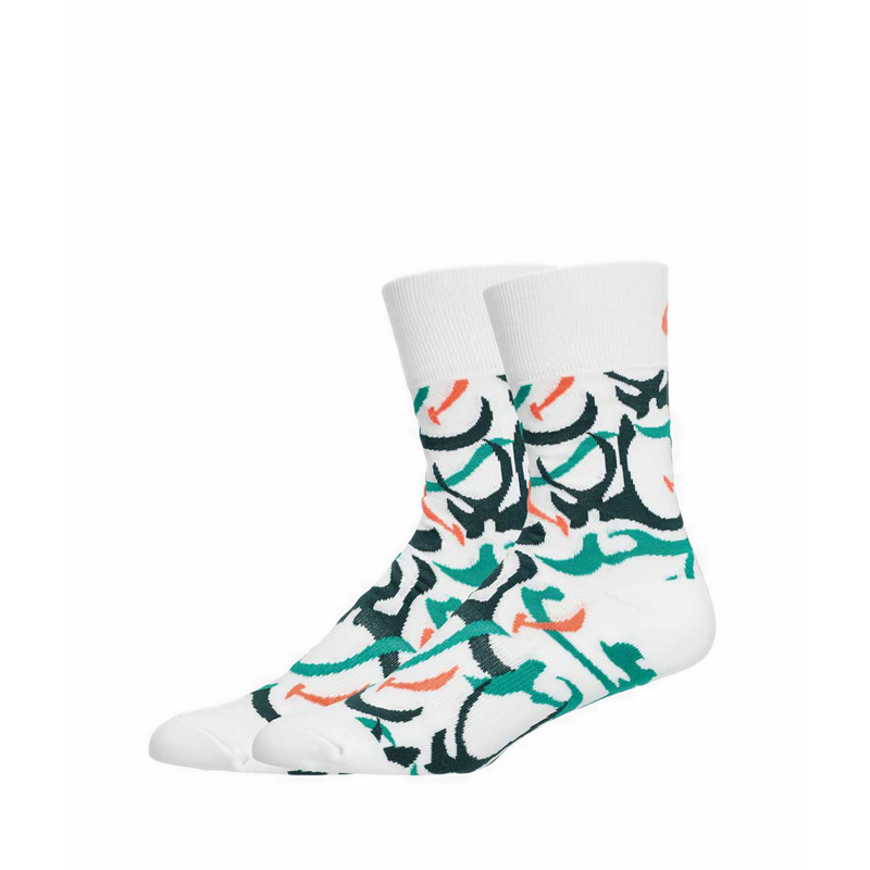 NIMBUS CREW Unisex Running Socks - White