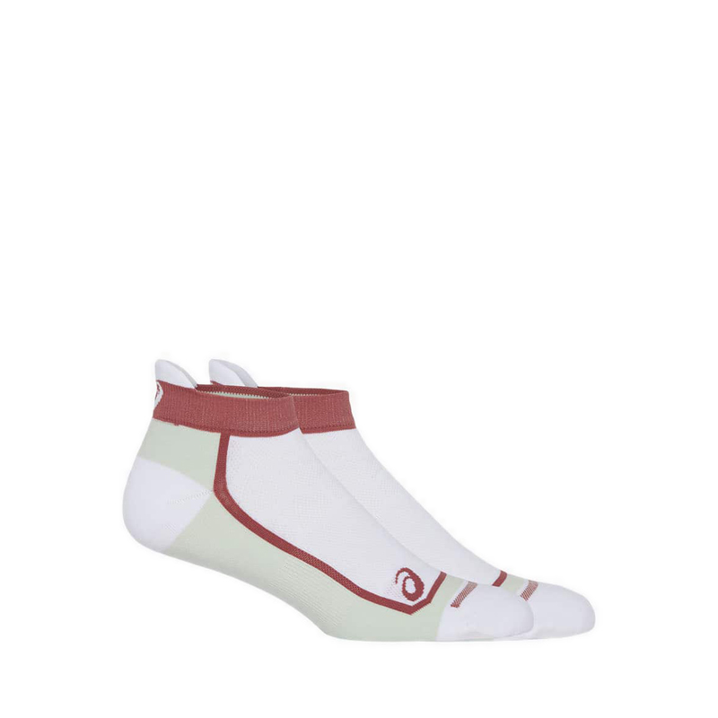 Road Single Tab Unisex Running Socks - White