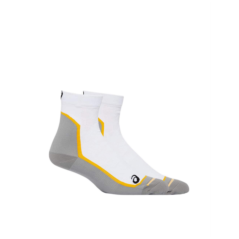 Road QUARTER Unisex Running Socks - White