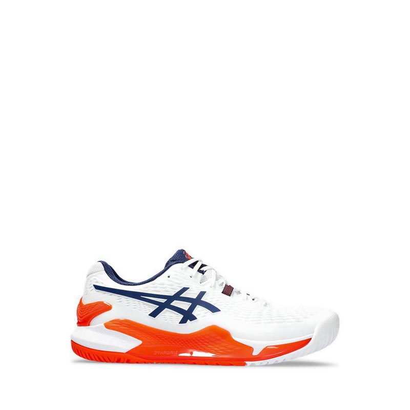 Gel-Resolution 9 Men Standard  Tennis Shoes - WHITE/BLUE EXPANSE