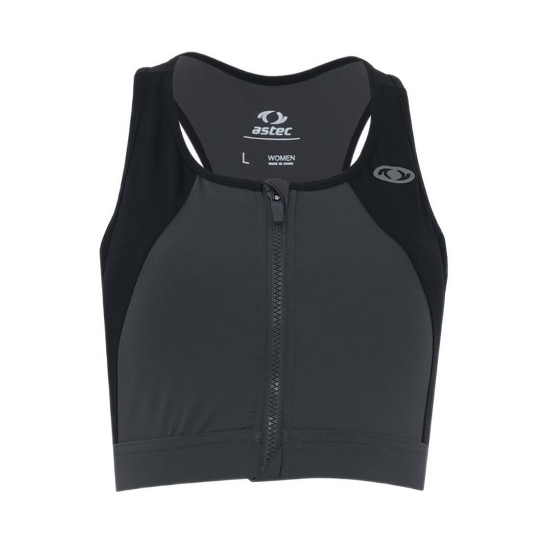 GENEVA WOMEN'S BRA TOP - GREY/BLACK