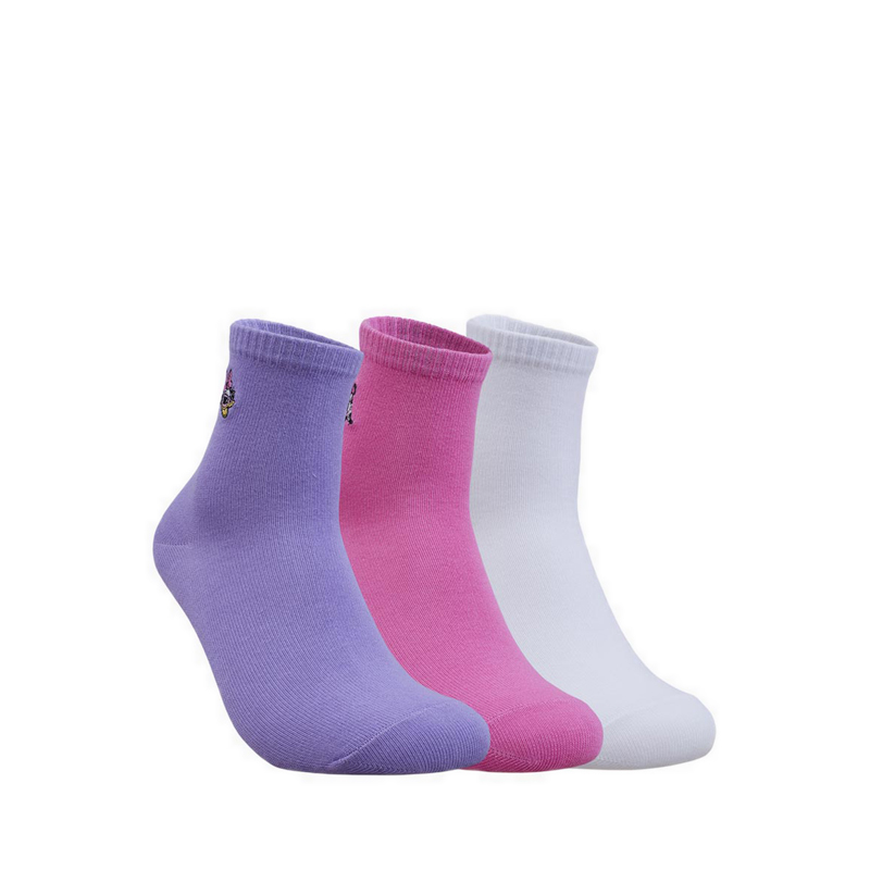 Mickey n Friends Girls Quarter Socks - Mix Color