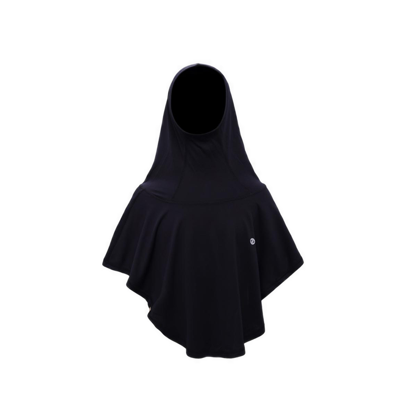Lateefah Women's Long Hijab - Black