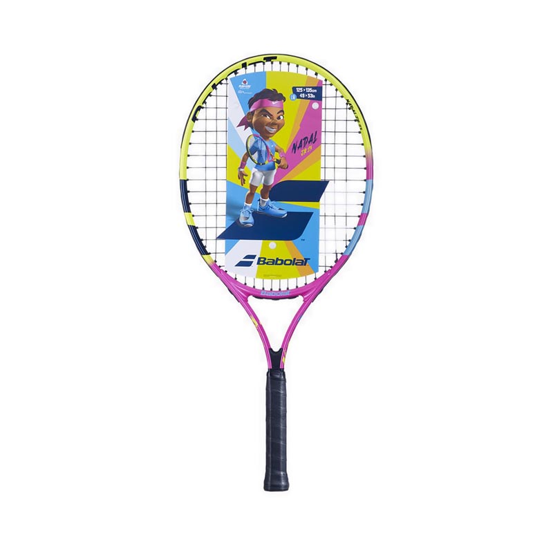 Nadal Junior 23 Strung Tennis Racket - Yellow
