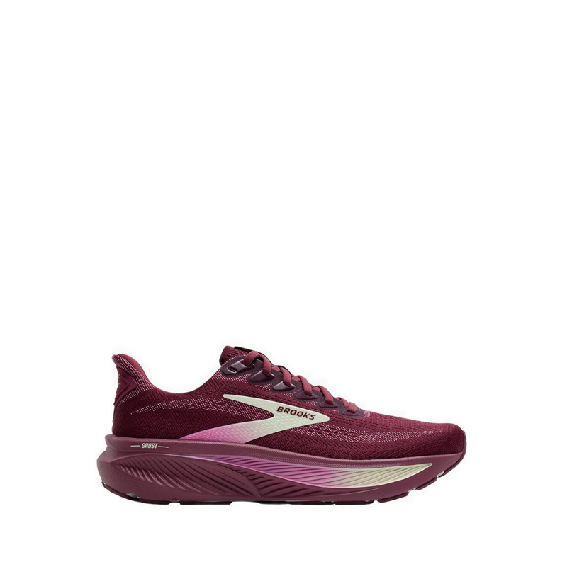 Ghost 17 Women's Running Shoes - Burgundy/Pink/Green