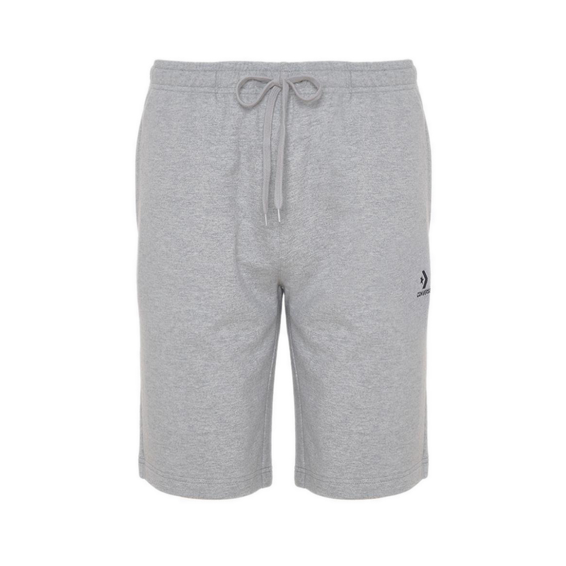 Go-To Embroidered Star Chevron Standard-Fit Fleece Men's Short - Vintage Grey Heather