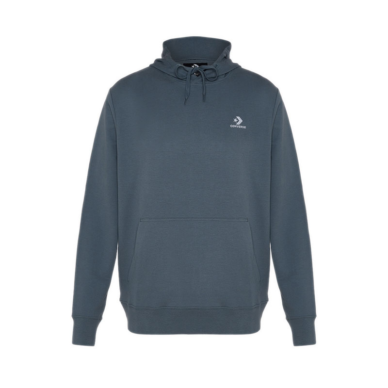 Go-To Embroidered Star Chevron Standard-Fit Men's Pullover Hoodie - Newtral Teal