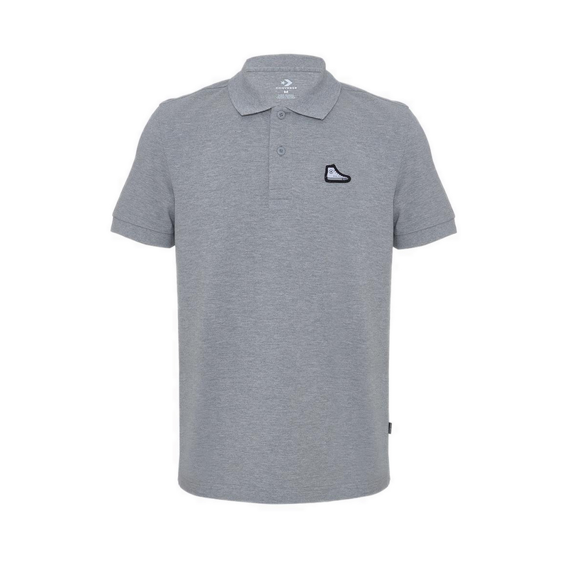 Sneaker Patch Men's Polo - Vintage Grey Heather