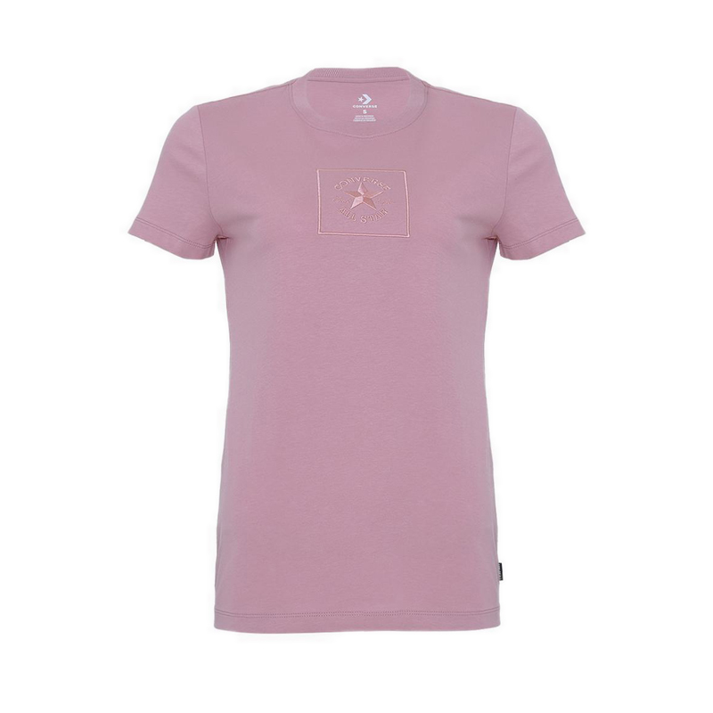 Chuck Taylor Embro Regular Women's Tee - Static Pink