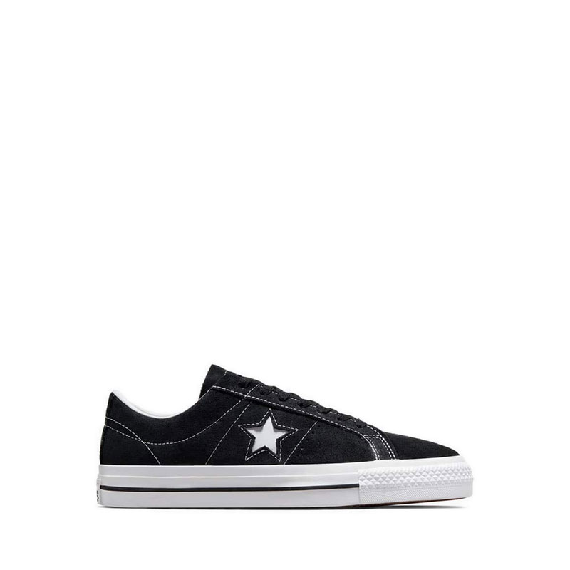 Converse Cons One Star Pro Suede Men's Sneakers - Black/Black/White