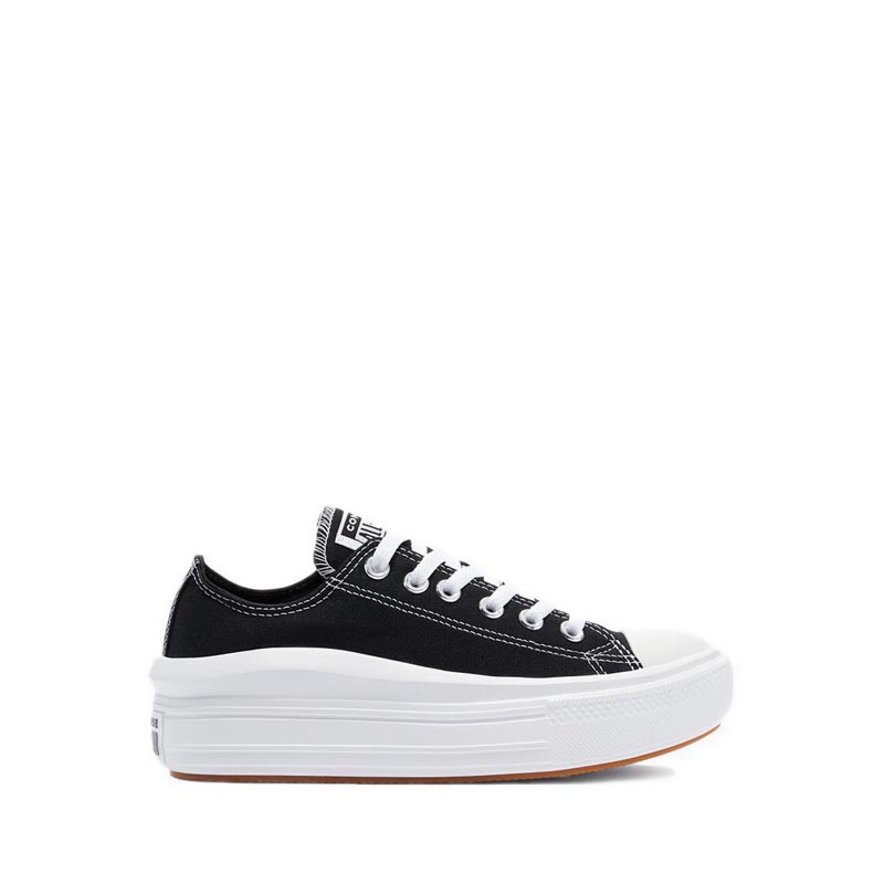 CHUCK TAYLOR ALL STAR MOVE CANVAS PLATFORM WOMEN'S  SNEAKERS - BLACK