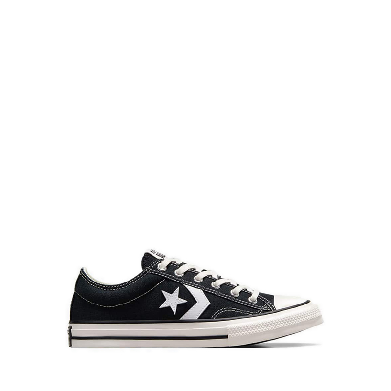 Star Player 76 Foundational Canvas Boys's Sneakers - Black/Vintage White/Egret