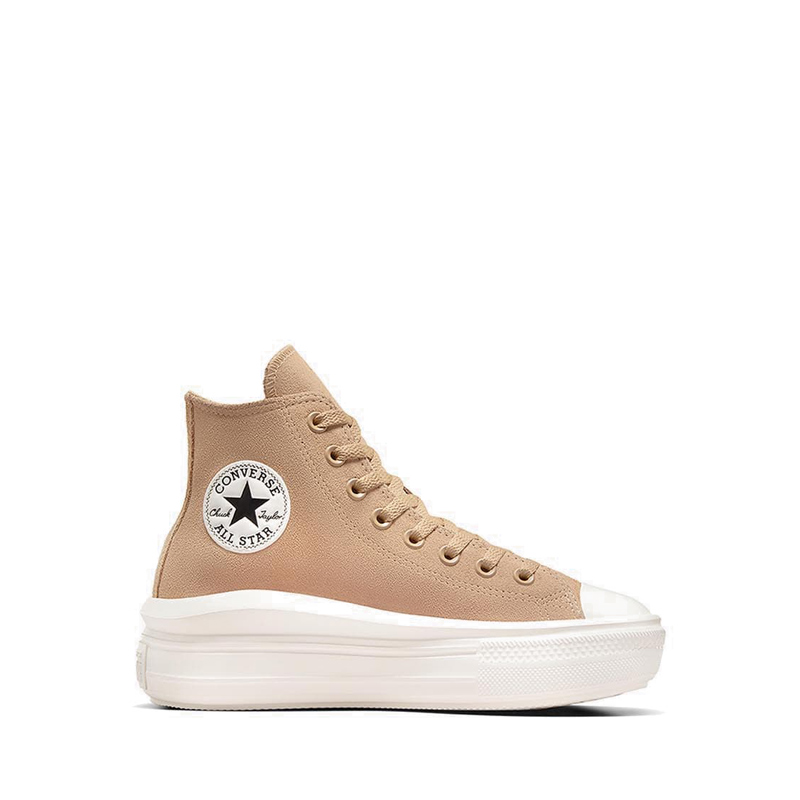 CTAS Move Platform Colorful Suede Women's Sneakers - Coffee Rum/Egret/Black