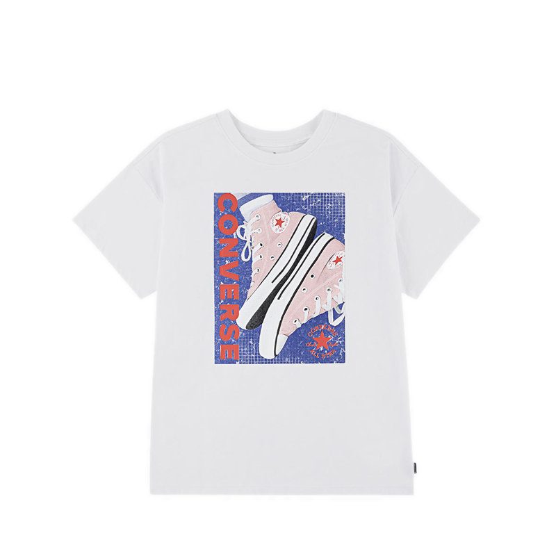 Sneaker Girl's T-Shirt - White