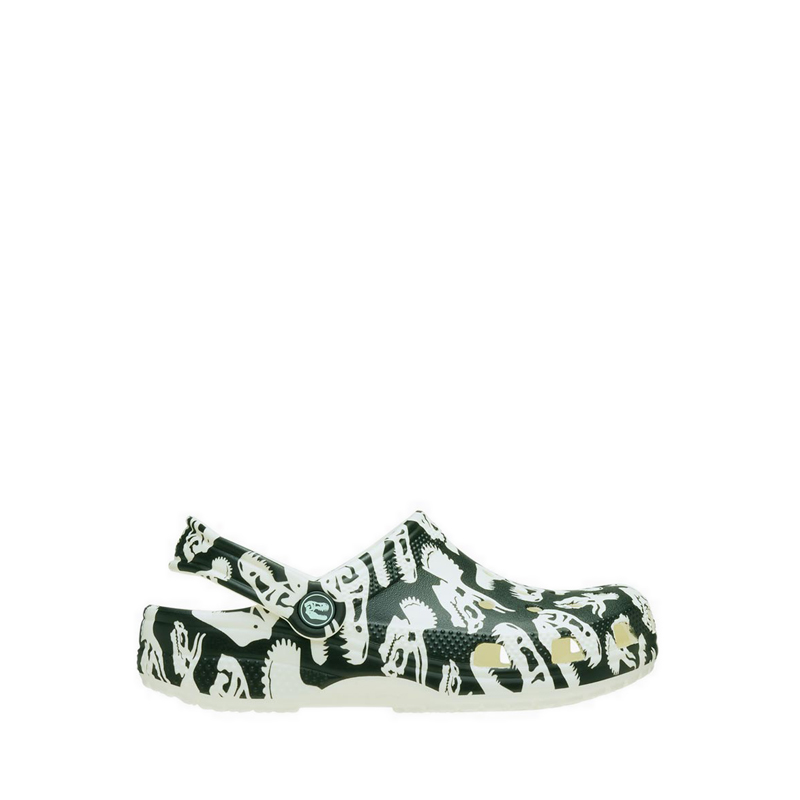 Classic Glow Dino Kids Clog - Glow Green