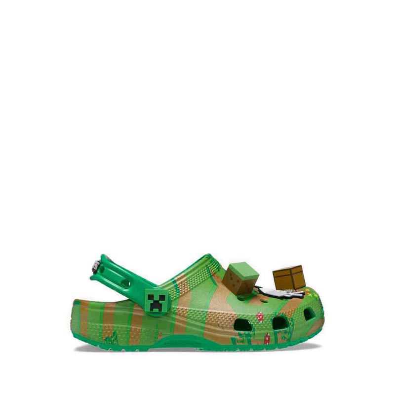 Elevated Minecraft Clog Kids - Multicolor