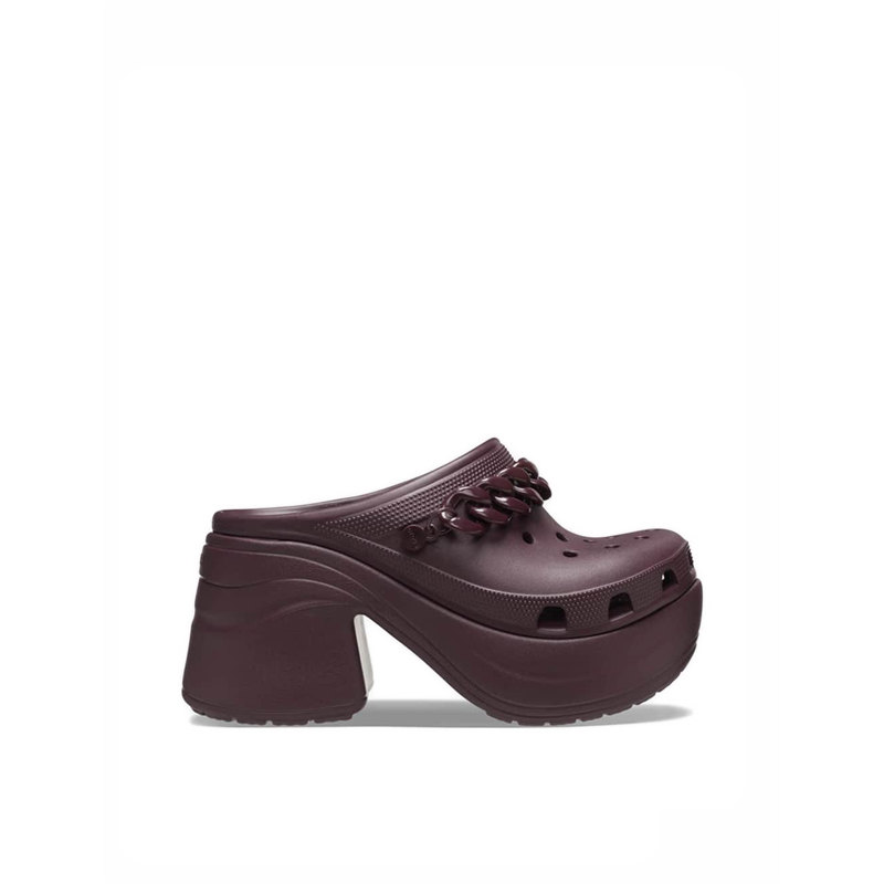 Siren Chain Clog Unisex - Dark Cherry