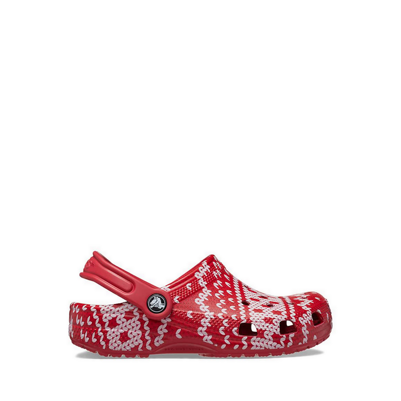Classic Holiday Sweater Clog Kids - Multi