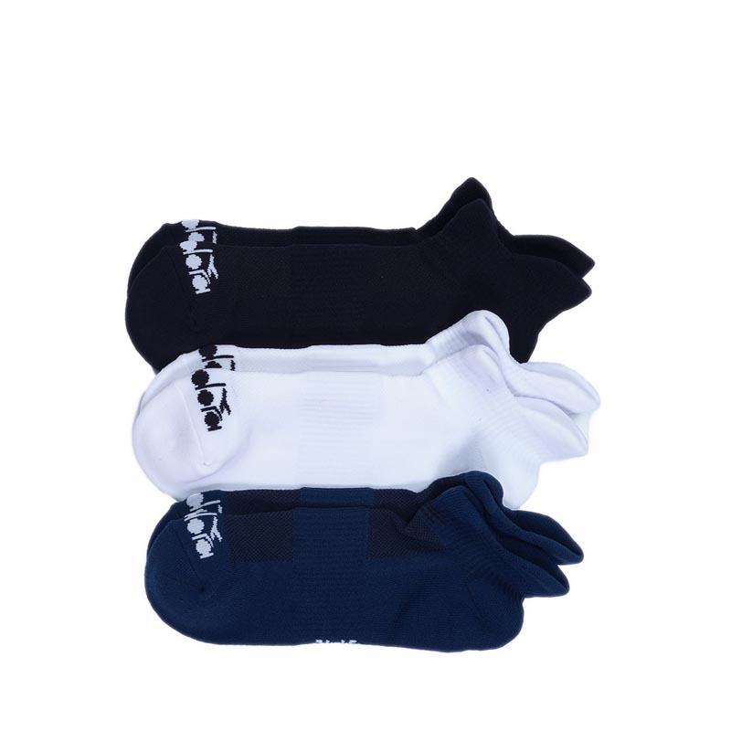 ARLAND Men's Running Socks 3pck - White
