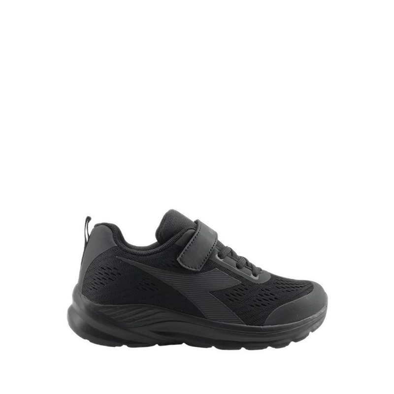 KAMERON JR BOY'S RUNNING SHOES - MONO BLACK