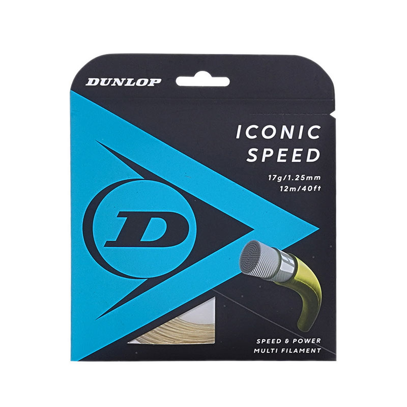 Tennis String Iconic Speed 17g 1.25mm - Grey