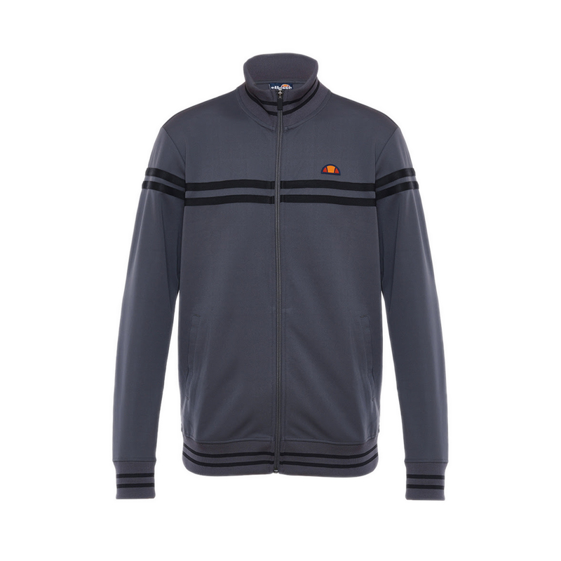 Stripe Men Jacket - Gun Metal